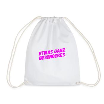 Especially - Drawstring Bag - white - Front