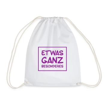 something very special - Drawstring Bag - white - Front