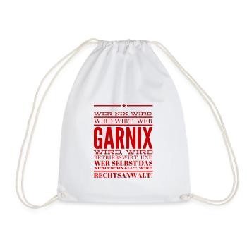 Who will be what? - Drawstring Bag - white - Front