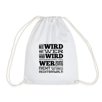 Everybody's going to have something - Drawstring Bag - white - Front
