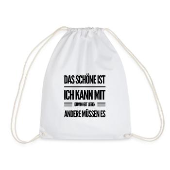 la bêtise des autres - Sac de sport léger - blanc - Devant