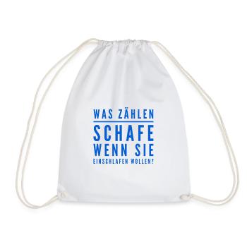 was zählen Schafe? - Turnbeutel - Weiß - Vorne