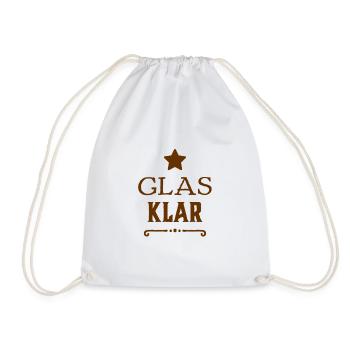That's crystal clear - Drawstring Bag - white - Front