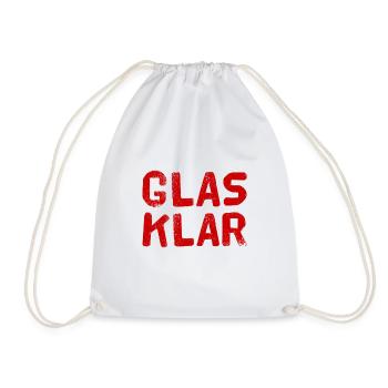 That's clear - Drawstring Bag - white - Front
