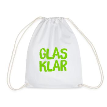 That's so clear - Drawstring Bag - white - Front