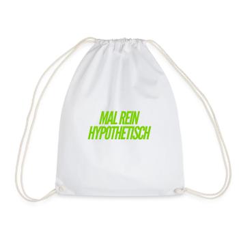 Hypothesis - Drawstring Bag - white - Front
