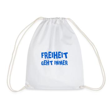 J’aime la liberté - Sac de sport léger - blanc - Devant