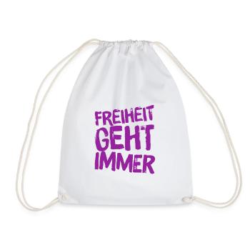 La liberté est toujours possible - Sac de sport léger - blanc - Devant