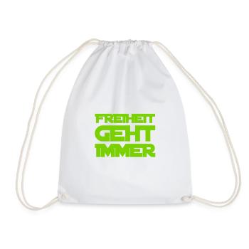 La liberté, c’est beau - Sac de sport léger - blanc - Devant