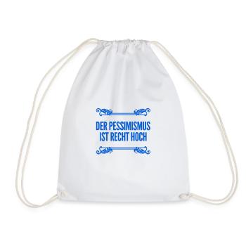 bad mood - Drawstring Bag - white - Front