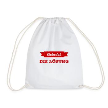 L’amour est un cadeau - Sac de sport léger - blanc - Devant