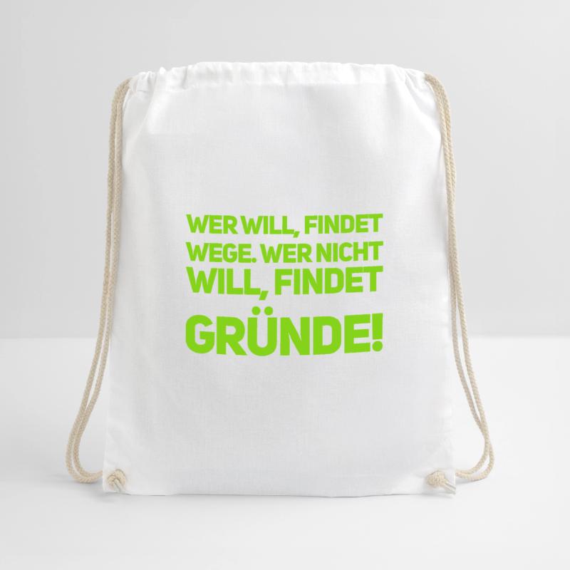 willst du, oder willst du nicht Turnbeutel