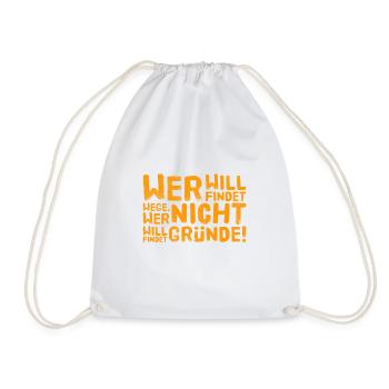You can choose - Drawstring Bag - white - Front
