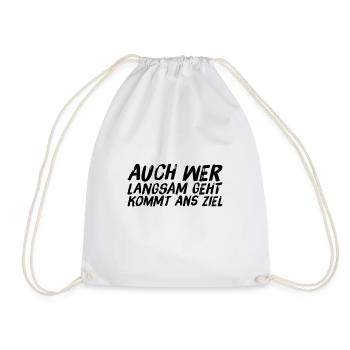 Prends ton temps - Sac de sport léger - blanc - Devant