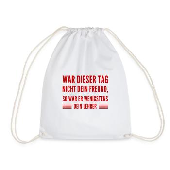 Profitez de votre vie - Sac de sport léger - blanc - Devant