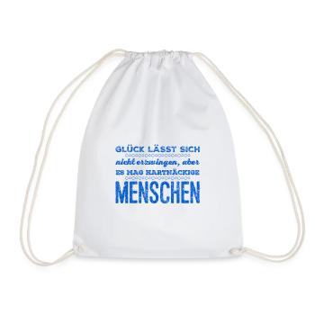 Je suis heureux - Sac de sport léger - blanc - Devant