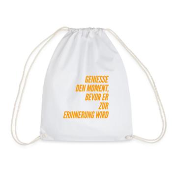 J’aime le présent - Sac de sport léger - blanc - Devant