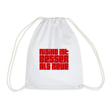 I don't regret anything - Drawstring Bag - white - Front