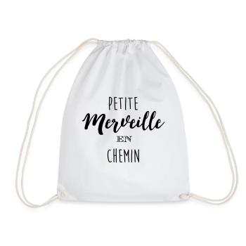 Petite Merveille en chemin - Sac de sport léger - blanc - Devant