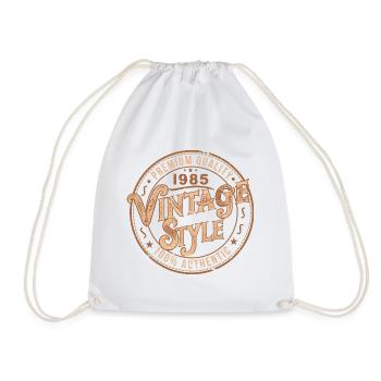 Vintage 1985 Cadeau D'anniversaire 1985 Rétro 1985 - Sac de sport léger - blanc - Devant