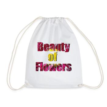 Beauty of Flowers - Sac de sport léger - blanc - Devant
