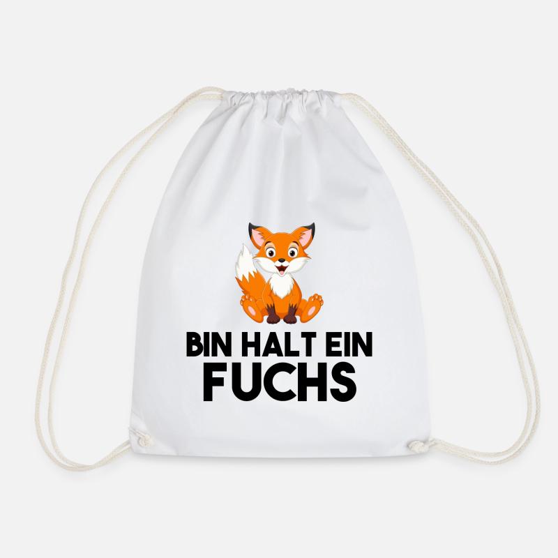Bin Halt Ein Fuchs - Turnbeutel - Weiß