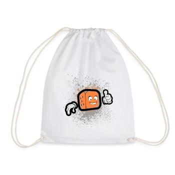 Character graffiti - Drawstring Bag - white - Front