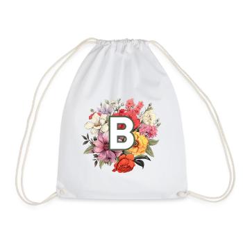 B Monogram Bouquet - Sac de sport léger - blanc - Devant