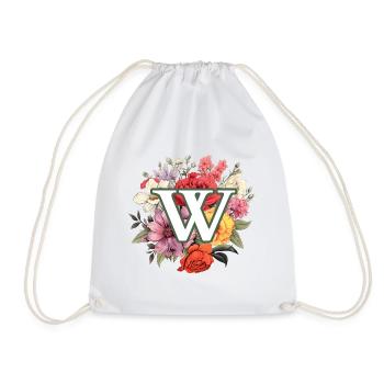 W Monogram Bouquet - Sac de sport léger - blanc - Devant