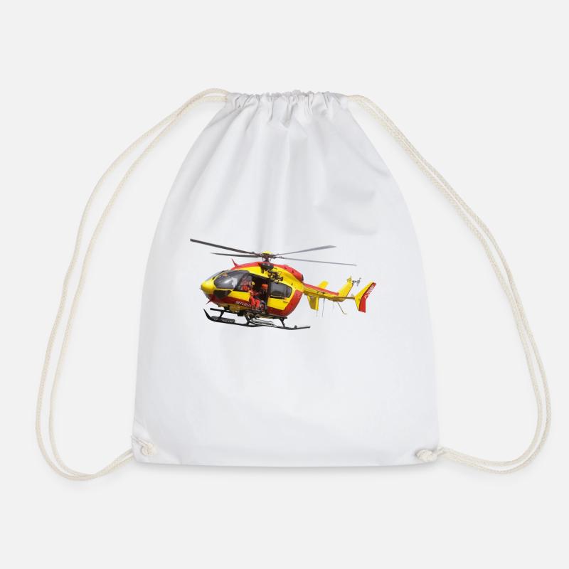 helicoptere EC145 securité civile - Sac de sport léger - blanc
