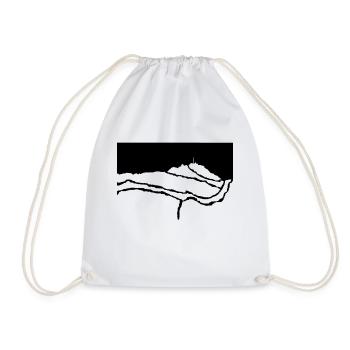 Mont Säntis Gift T-shirt Idée cadeau - Sac de sport léger - blanc - Devant