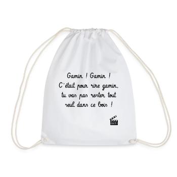 Gamin ! Gamin ! C'est arrivé près de chez vous - Sac de sport léger - blanc - Devant