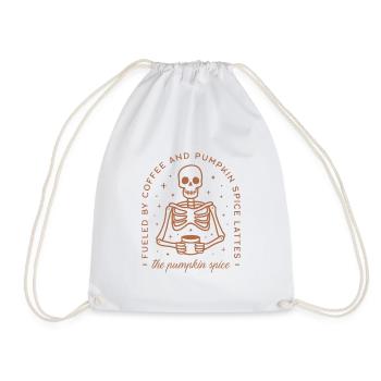 Pumpkin Spice Latte Pumpkin Spice - Turnbeutel - Weiß - Vorne