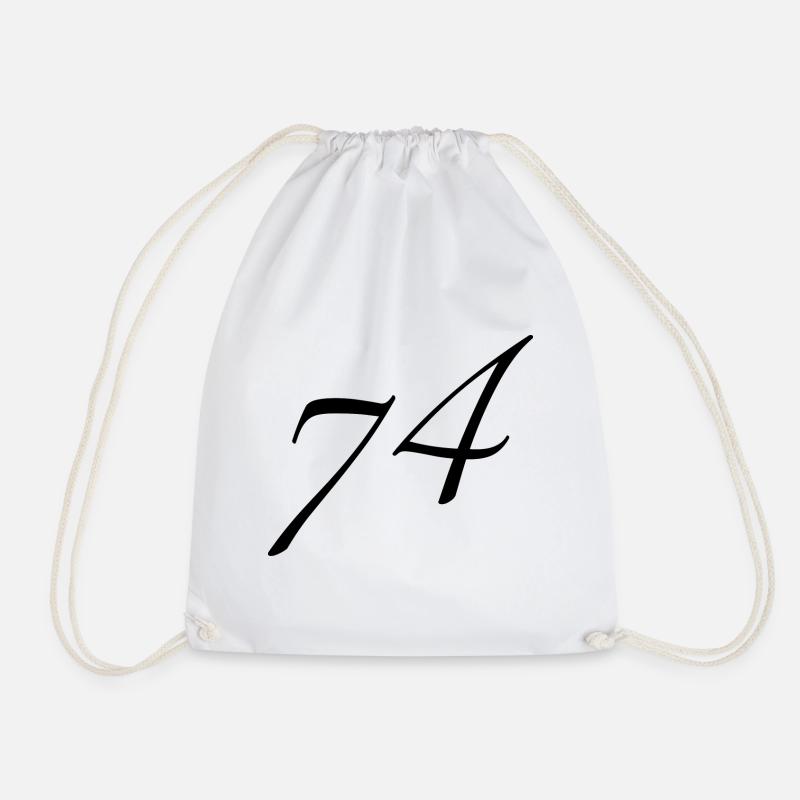 74 - Drawstring Bag - white