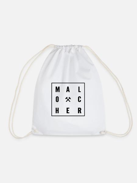 grafter - Drawstring Bag - white