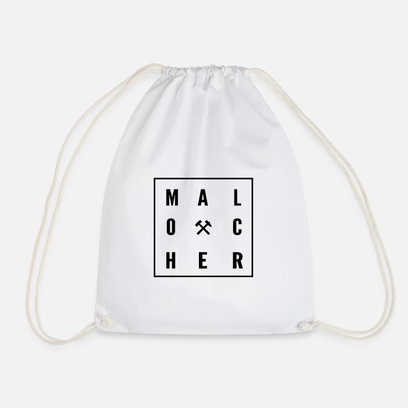 grafter - Drawstring Bag - white