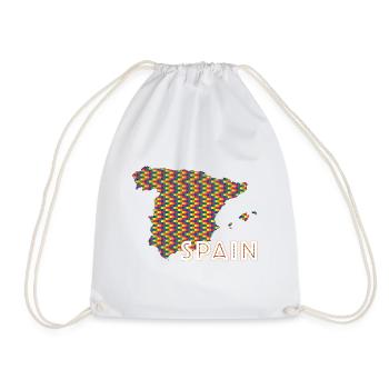 Spanien Stolz - Turnbeutel - Weiß - Vorne