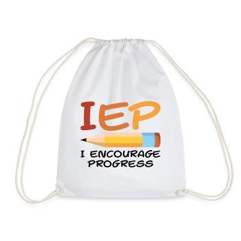 IEP SPED Teacher Art | Special Education Teacher - Sac de sport léger - blanc - Devant