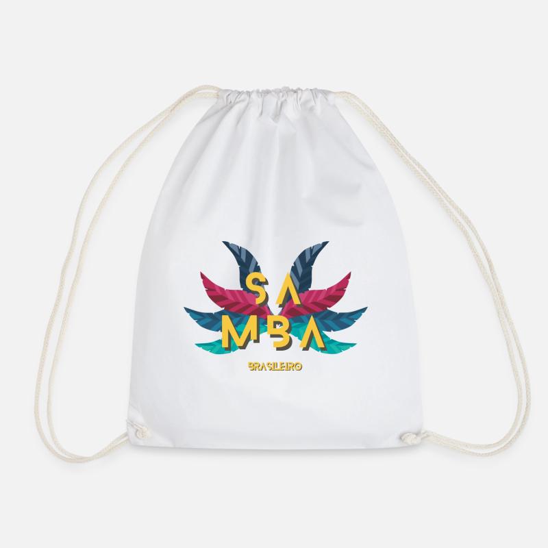 Samba brésilienne, Samba do Brasil, Danse - Sac de sport léger - blanc