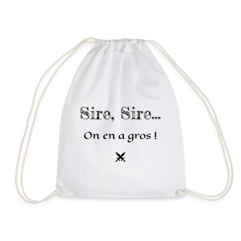 On en a gros ! Kaameløtt - Citation Perceval - Sac de sport léger - blanc - Devant