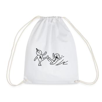 4th anniversary gift Funny 4 Years Old Birthday - Drawstring Bag - white - Front