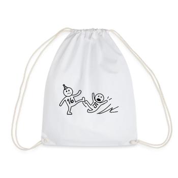 16th anniversary gift Funny 16 Years Old Birthday - Drawstring Bag - white - Front