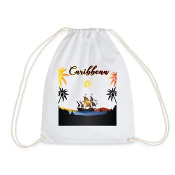 Caribbean - Turnbeutel - Weiß - Vorne