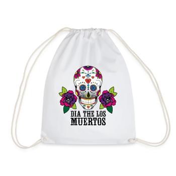 dia de los muertos - Turnbeutel - Weiß - Vorne