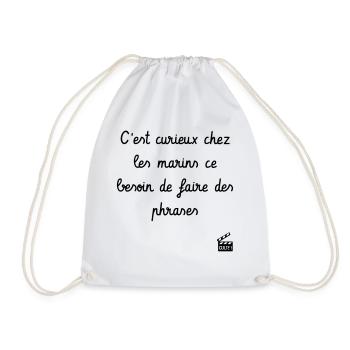 Les Tontons Flingueurs ! Réplique culte - Humour - Sac de sport léger - blanc - Devant