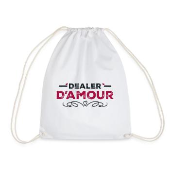 Dealer D'amour - Le Cadeau de La Saint-Valentin - Sac de sport léger - blanc - Devant