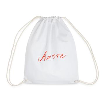 l'amour - Sac de sport léger - blanc - Devant