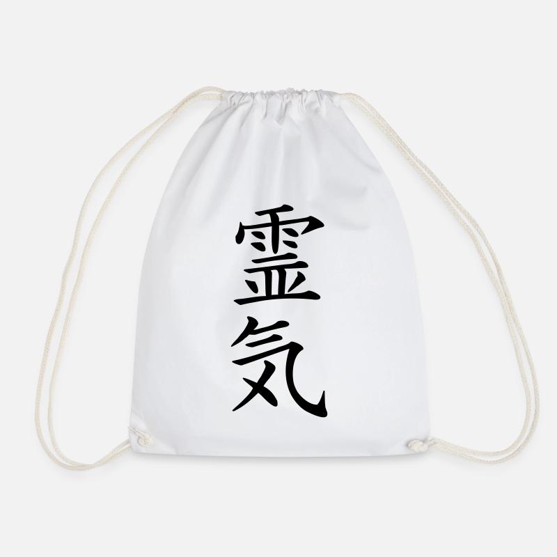 REIKI Symbol - Turnbeutel - Weiß