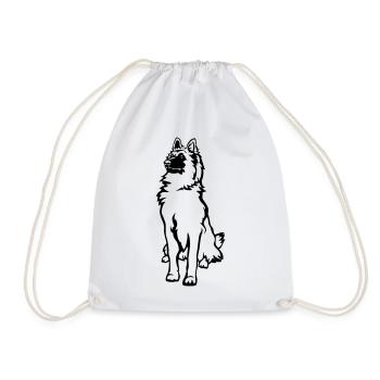 Tervuren - Drawstring Bag - white - Front