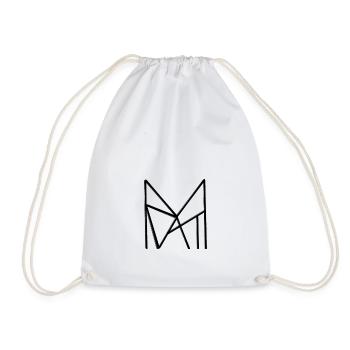 Dat m - Drawstring Bag - white - Front